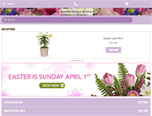 Tablet Screenshot of bellvilleflowers.com